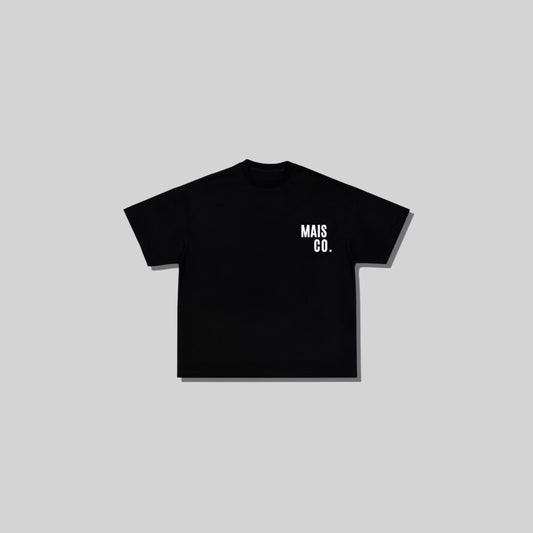 MAIS 'ESSENCH' TEE - TRUE BLACK