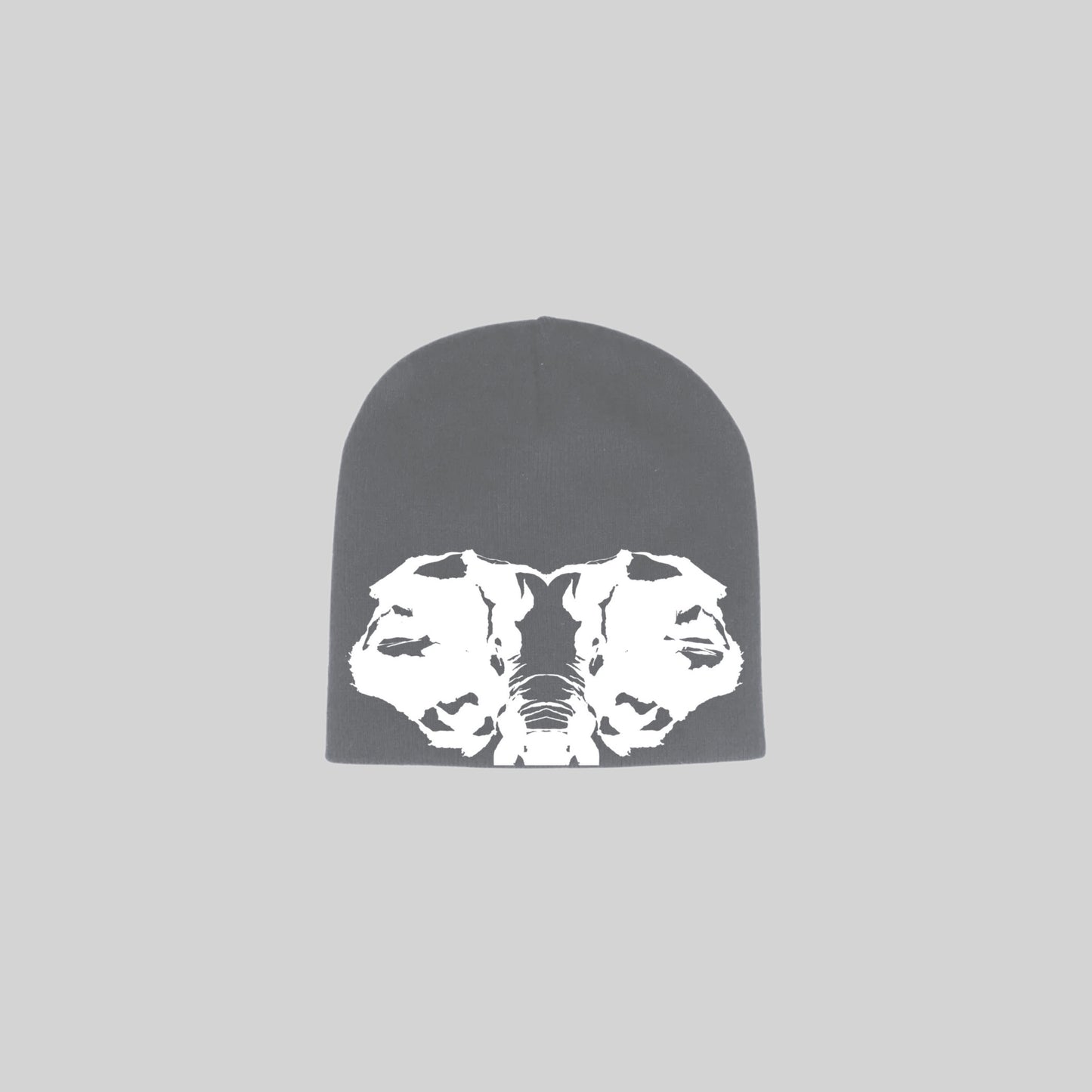 MAIS 'INK' BEANIE - PURE GREY