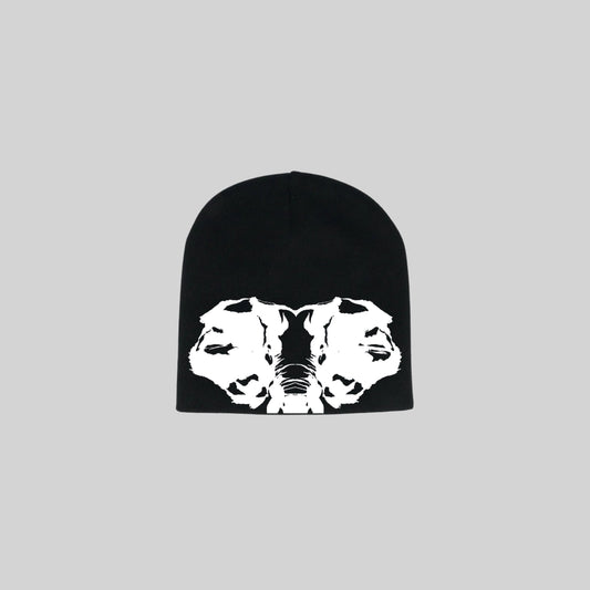 MAIS 'INK' BEANIE - TRUE BLACK