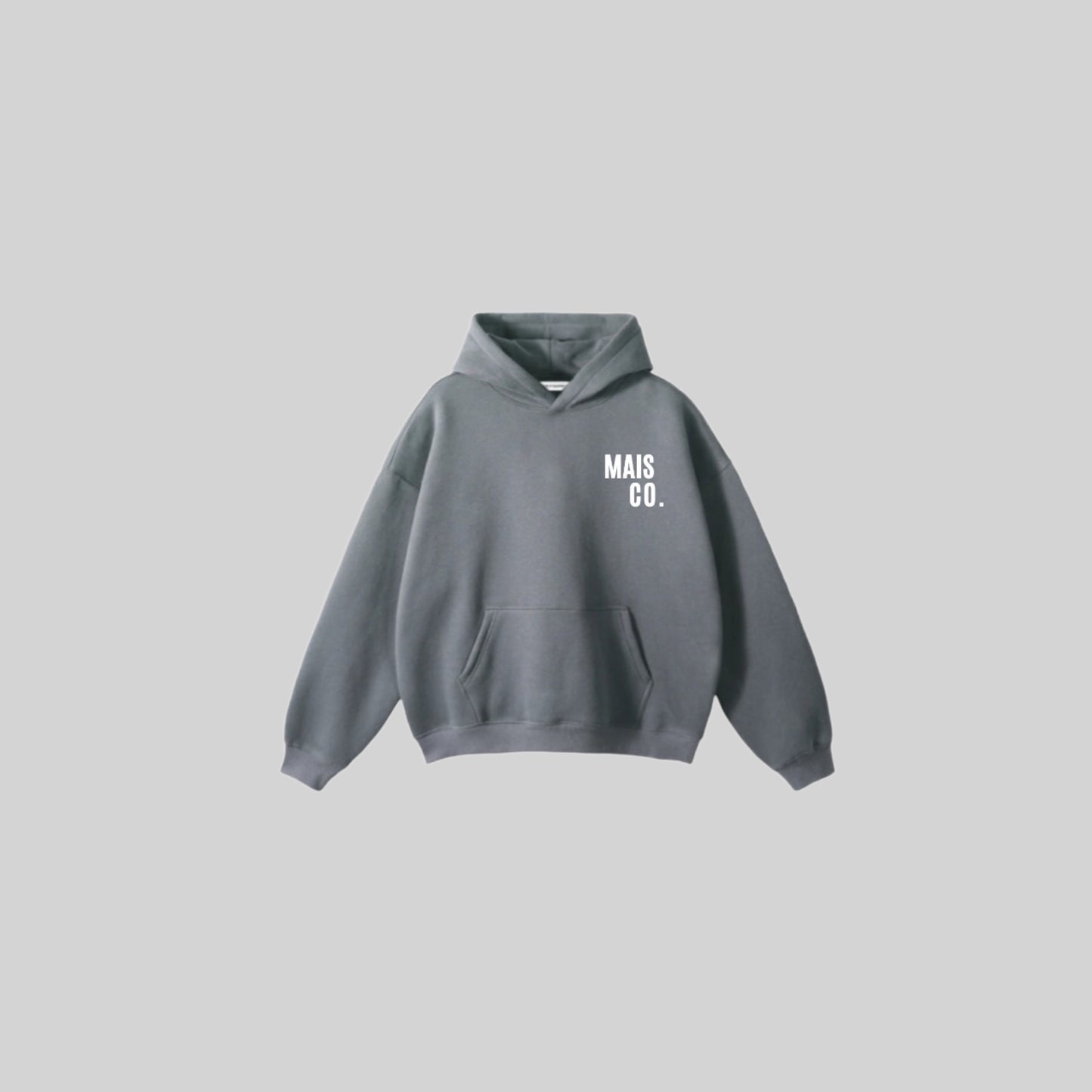 MAIS 'INK' HOODIE - PURE GREY
