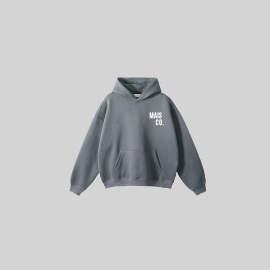 MAIS 'INK' HOODIE - PURE GREY