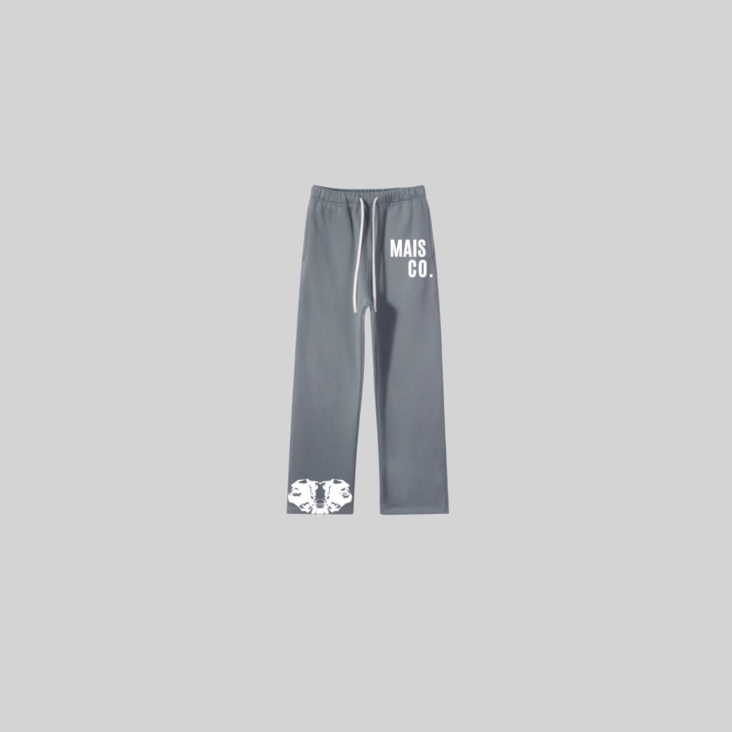 MAIS 'INK' SWEATPANTS- PURE GREY